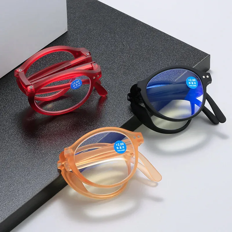 Lunettes de lecture pliantes anti-lumière bleue +1.0 - +4.0 - Bote OFFERTE