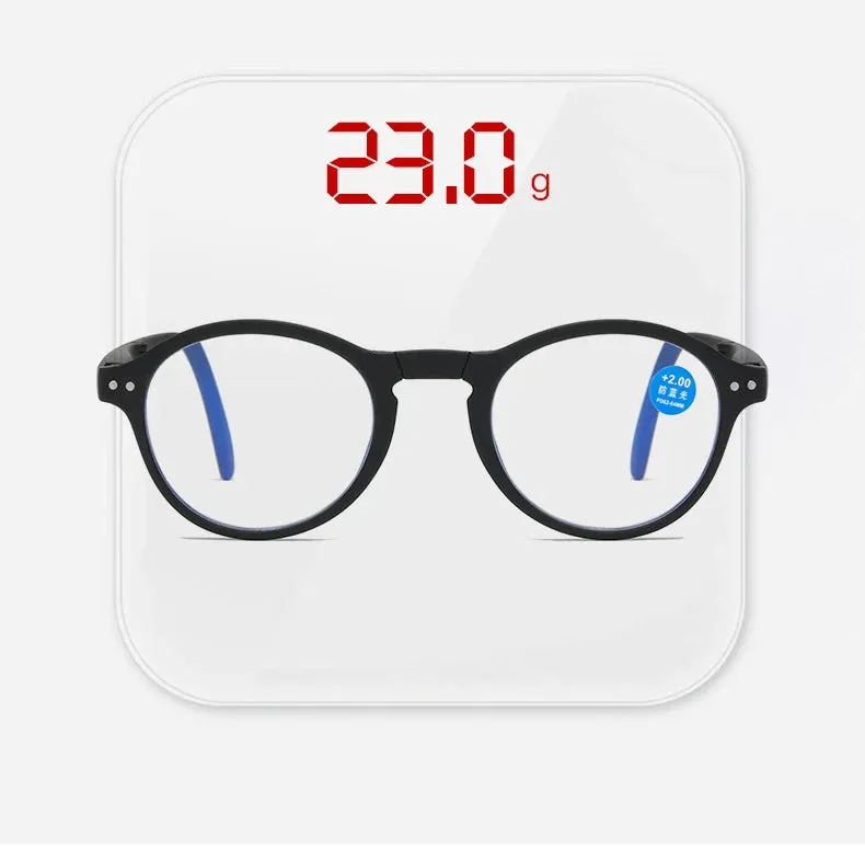 Lunettes de lecture pliantes anti-lumière bleue +1.0 - +4.0 - Bote OFFERTE